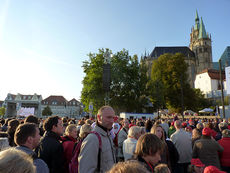 Naumburger pilgerten zum Heiligen Vater nach Erfurt (Foro: Karl-Franz Thiede)